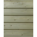 BARDAGE SAPIN NORD 20X125 4M20 TR3 VERT BARDAGE CLASSIC LINE FIX VISIBLE PAQ 5LG